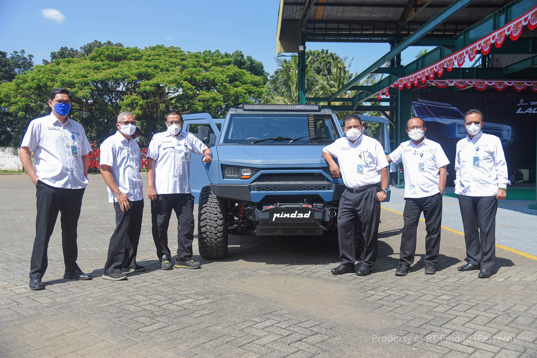 PINDAD Launching INOVASI KENDARAAN TERBARU MV2 4X4 PINDAD