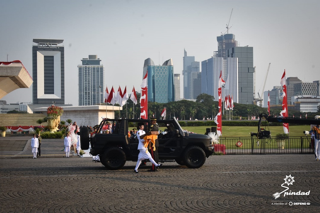 Maung MV3 Kembali Digunakan pada Kirab Pengembalian Bendera  Pusaka & Naskah Proklamasi Ke Monas