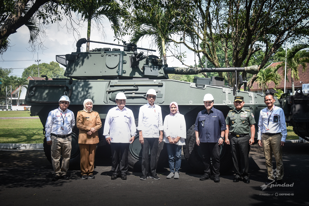 Kendarai Ranops Maung, Presiden Tinjau Divisi Munisi dan Apresiasi Kemampuan Lini Produksi PT Pindad 